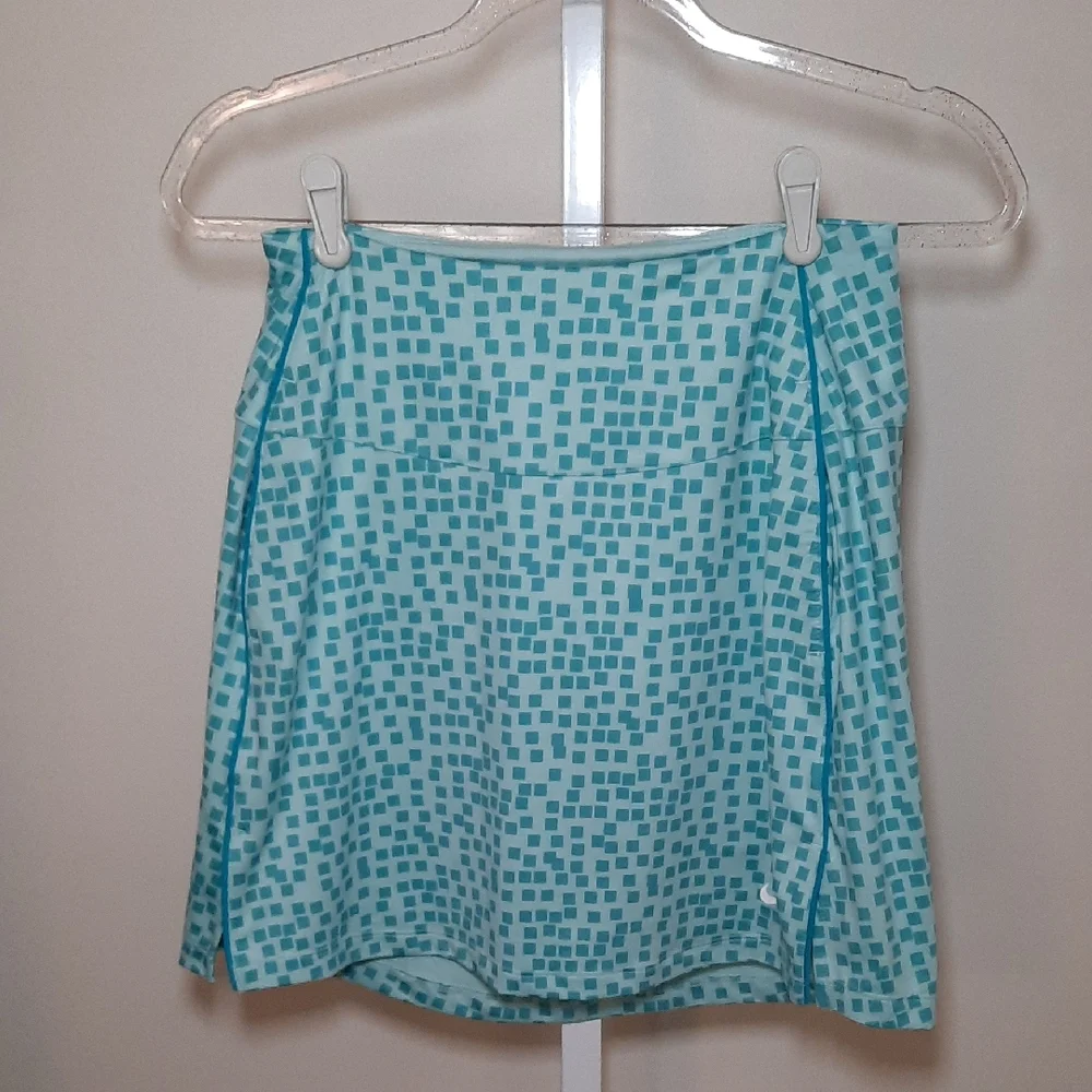 Nike Dri-Fit Women's Aqua UV Grid Print Golf Skort